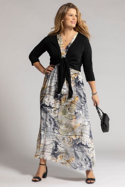 Veliki brojevi Bolero 3/4 rukavi moda za punije