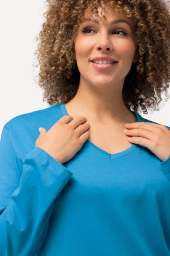Plus size veliki brojevi Majica Basic dugi rukavi za punije