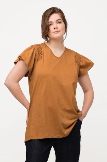 Plus size veliki brojevi Majica sa širim spuštenim rukavima za punije