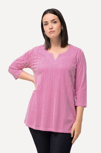 Plus size veliki brojevi Majica A kroja za punije