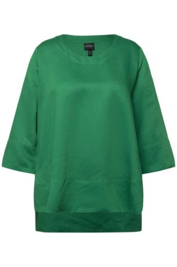 Plus size veliki brojevi Bluza lanena okrugli ovratnik za punije