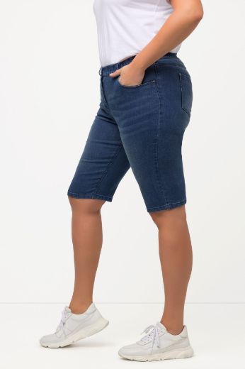 Plus size veliki brojevi Hlače bermude od trapera za punije