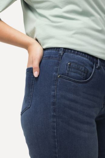 Plus size veliki brojevi Hlače bermude od trapera za punije
