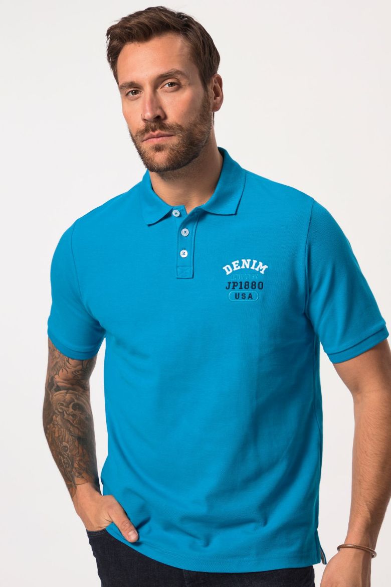 Plus size veliki brojevi Majica Polo kratkih rukava s izvezenim natpisom za punije