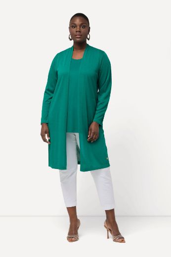 Plus size veliki brojevi Kardigan dugih rukava duži model za punije