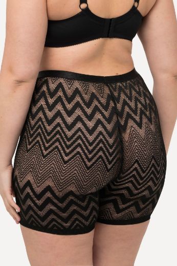 Plus size veliki brojevi Tajice biciklističke mrežaste za punije