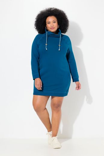 Plus size veliki brojevi Haljina povišenog ovratnika za punije