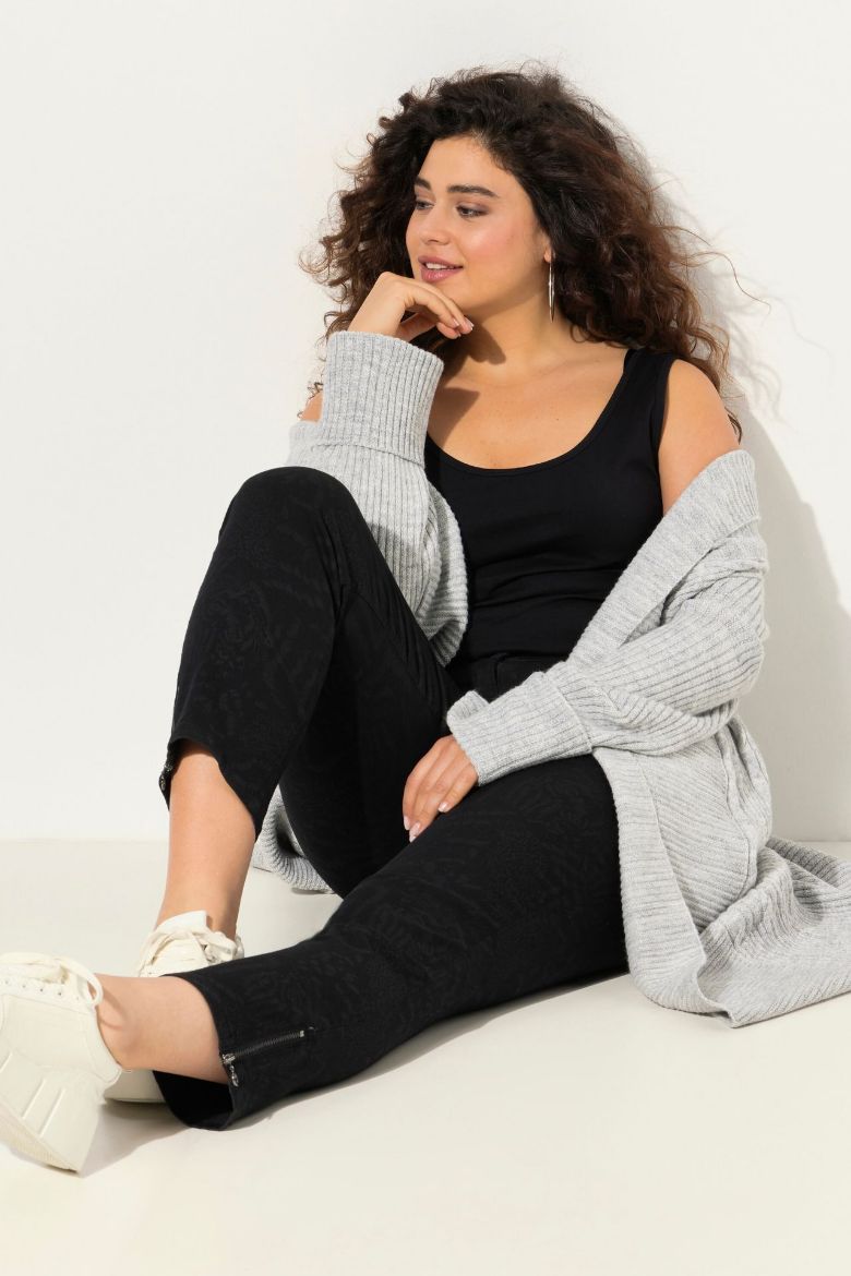 Plus size veliki brojevi Traperice Sarah s printom za punije