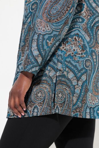 Plus size veliki brojevi Jakna lagana s printom za punije