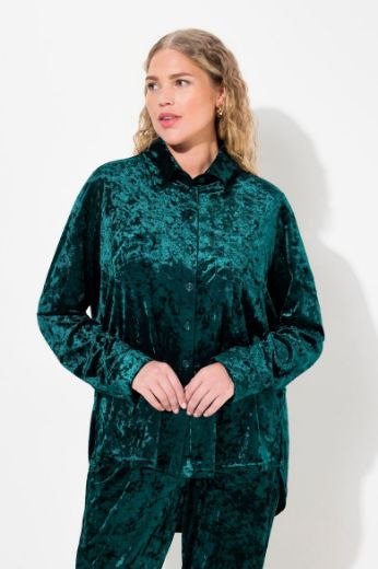 Plus size veliki brojevi Bluza od baršuna za punije