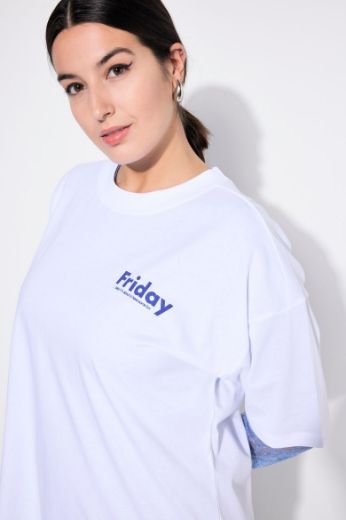Plus size veliki brojevi Majica kratkih rukava s printom za punije