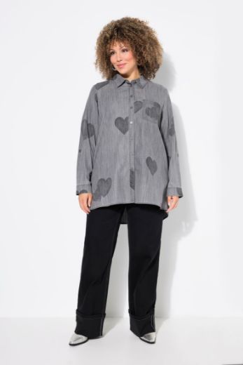 Plus size veliki brojevi Bluza dugih rukava A kroja za punije