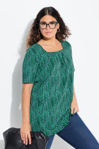 Plus size veliki brojevi Majica kratkih rukava A kroja za punije