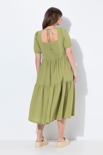Plus size veliki brojevi Haljina maxi kratkih rukava za punije