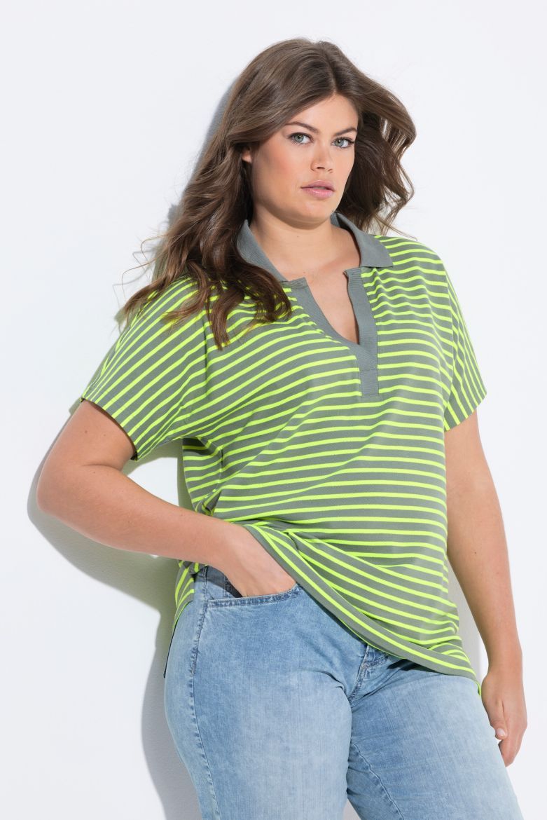 Plus size veliki brojevi Majica polo za punije