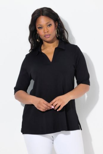 Plus size veliki brojevi Majica Polo za punije
