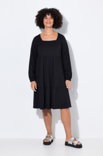 Plus size veliki brojevi Haljina s dugim rukavima za punije