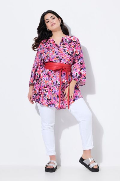 Veliki brojevi Tunika bluza moda za punije