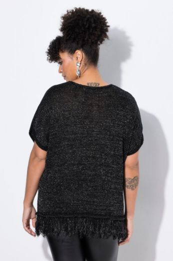 Plus size veliki brojevi Majica kratkih rukava pletena za punije