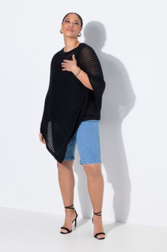 Plus size veliki brojevi Pončo svjetlucavog uzorka za punije