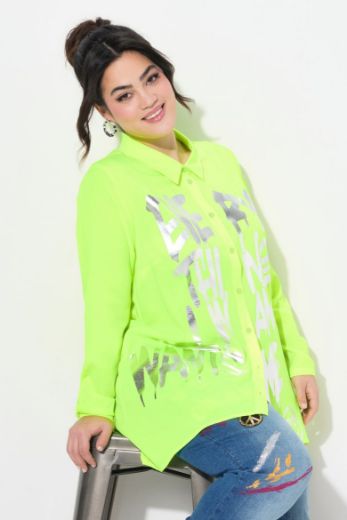 Plus size veliki brojevi Bluza s printom folije za punije