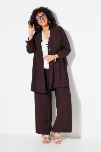 Plus size veliki brojevi Jakna lagana V ovratnika šireg za punije