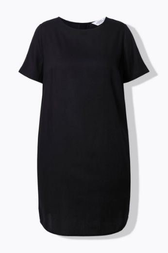 Plus size veliki brojevi Haljina mini ravnog kroja za punije