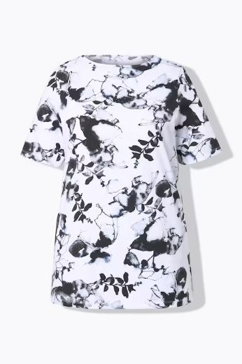 Plus size veliki brojevi Majica cvjetni print za punije