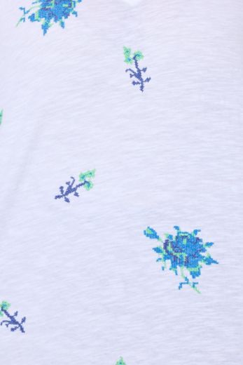 Plus size veliki brojevi Majica kratkih rukava V ovratnika za punije