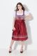 Veliki brojevi Haljina dirndl moda za punije