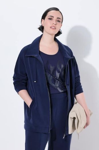 Plus size veliki brojevi Majica dugih rukava s patentnim zatvaračem za punije