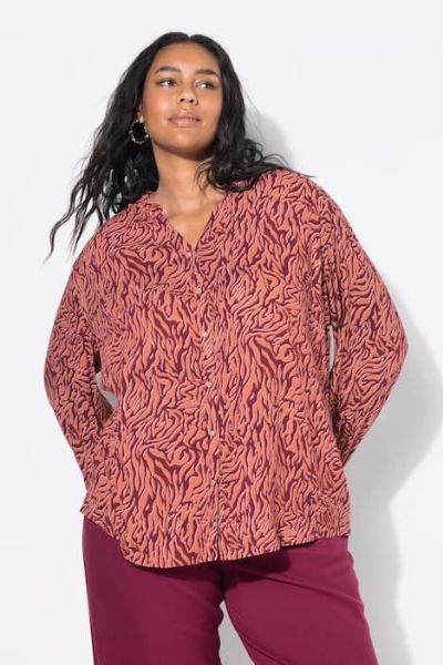 Veliki brojevi Bluza dugih rukava moda za punije