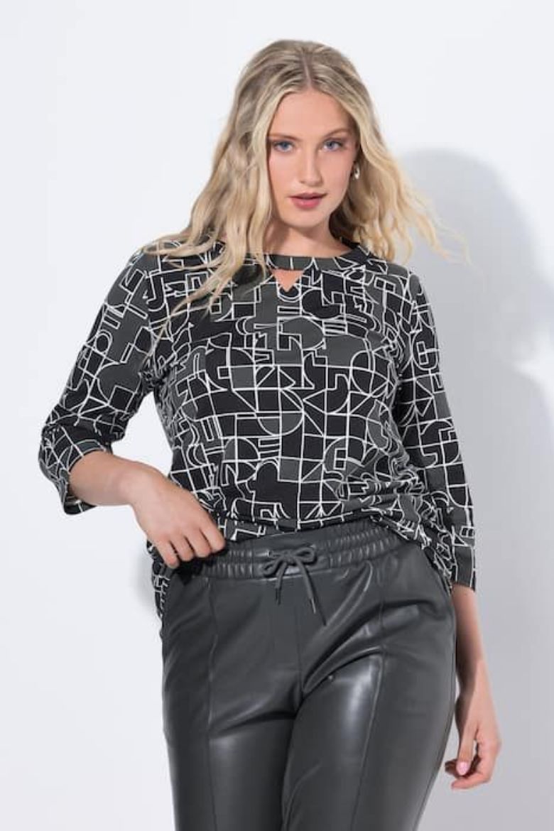 Plus size veliki brojevi Majica 3/4 rukava za punije