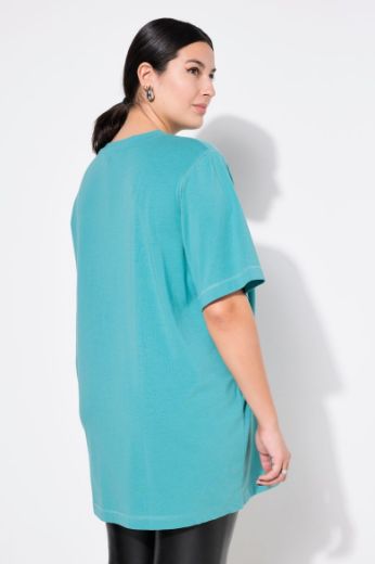 Plus size veliki brojevi Majica dugi model kratkih rukava za punije
