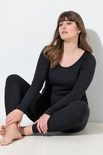 Plus size veliki brojevi Potkošulja dugih rukava termo za punije
