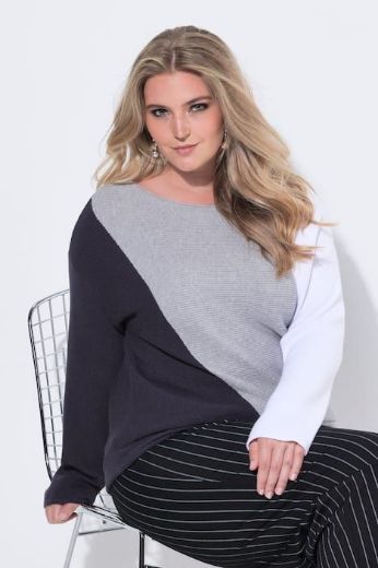 Plus size veliki brojevi Pulover dugih rukava za punije
