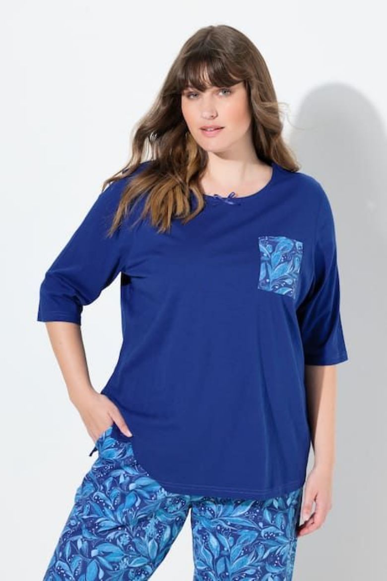 Plus size veliki brojevi Pidžama gornji dio  3/4 rukava za punije