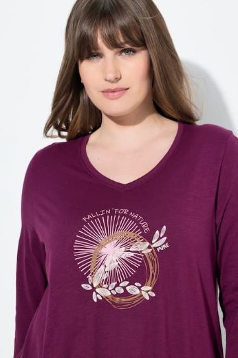 Plus size veliki brojevi Majica 3/4 rukava dužeg kroja za punije