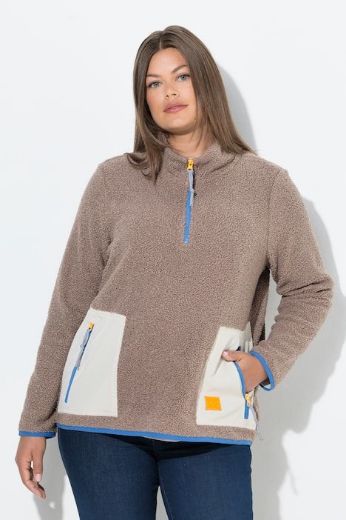 Plus size veliki brojevi Majica dugih rukava od flisa za punije