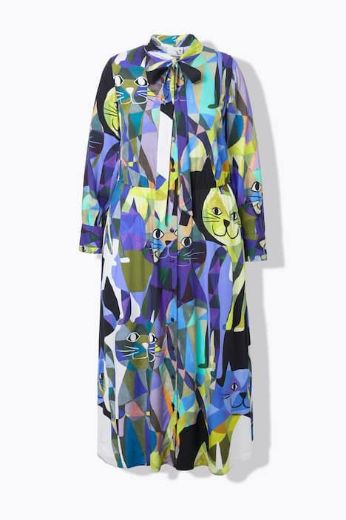 Plus size veliki brojevi Haljina maxi A kroja cvjetnog printa za punije