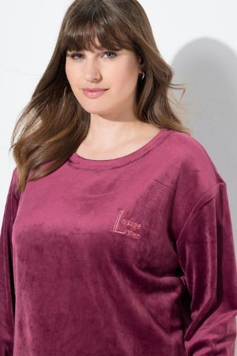 Plus size veliki brojevi Trenirka gornji dio dugih rukava okruglog ovratnika za punije