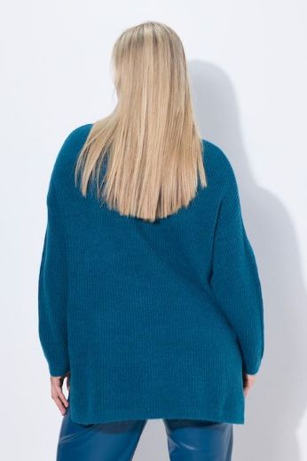 Plus size veliki brojevi Pulover povišenog ovratnika za punije