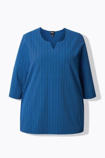 Plus size veliki brojevi Majica A kroja za punije