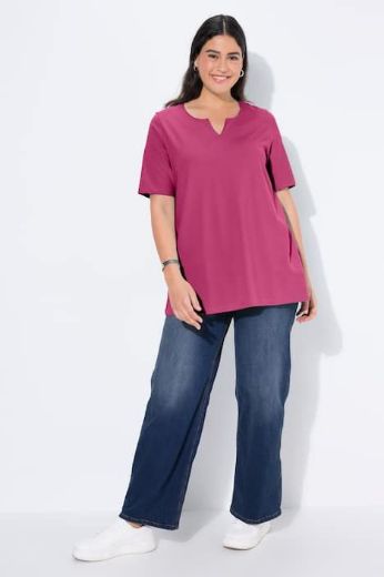Plus size veliki brojevi Majica A kroj V ovratnik za punije