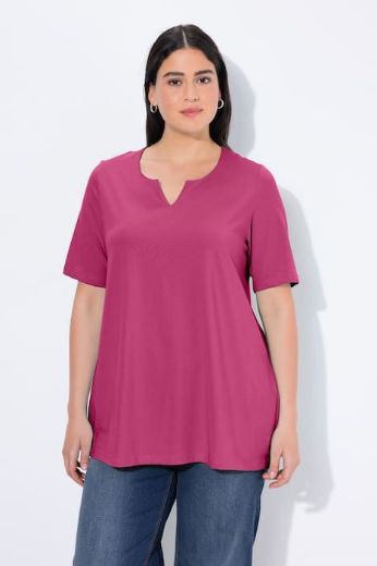 Plus size veliki brojevi Majica A kroj V ovratnik za punije