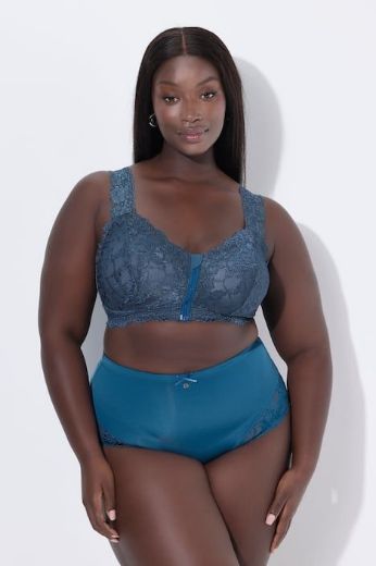 Plus size veliki brojevi Grudnjak na prednje kopčanje s patentnim zatvaračem za punije