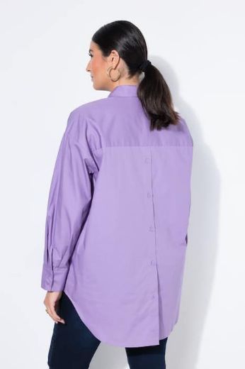 Plus size veliki brojevi Bluza dugih rukava s gumbićima za punije