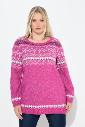 Plus size veliki brojevi Pulover dugih rukava za punije