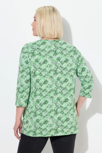 Plus size veliki brojevi Majica 3/4 rukava okruglog ovratnika za punije