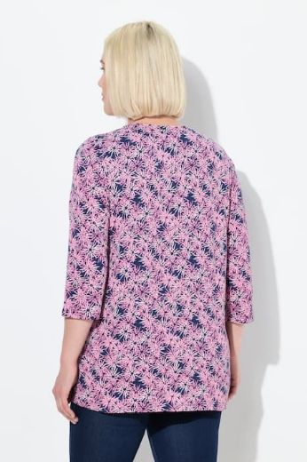 Plus size veliki brojevi Majica 3/4 rukava okruglog ovratnika za punije